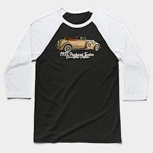 1933 Packard Twelve Convertible Victoria Baseball T-Shirt